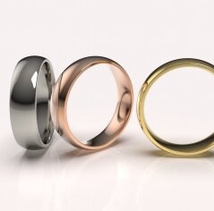  טבעת נישואין לפי עיצוב  - 