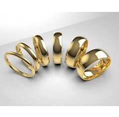  טבעת נישואין לפי עיצוב  - 